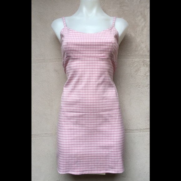 Brandy Melville Dresses Brandy Melville J Galt Pink Plaid